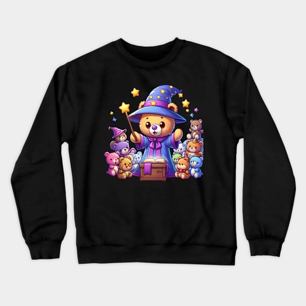 Wizard teddy bear Crewneck Sweatshirt by Out of the world